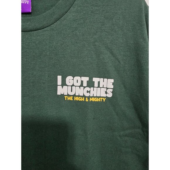 The High & Mighty Fried Guys Green T-Shirt In Green Size Large - Picture 7 of 12